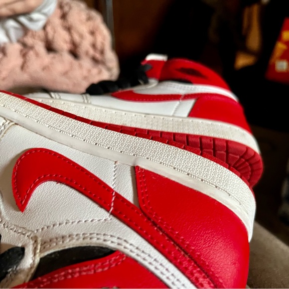 Size 2.5 youth red air Jordan’s. Not perfect but lots of life left.Used cond. - Picture 4 of 7
